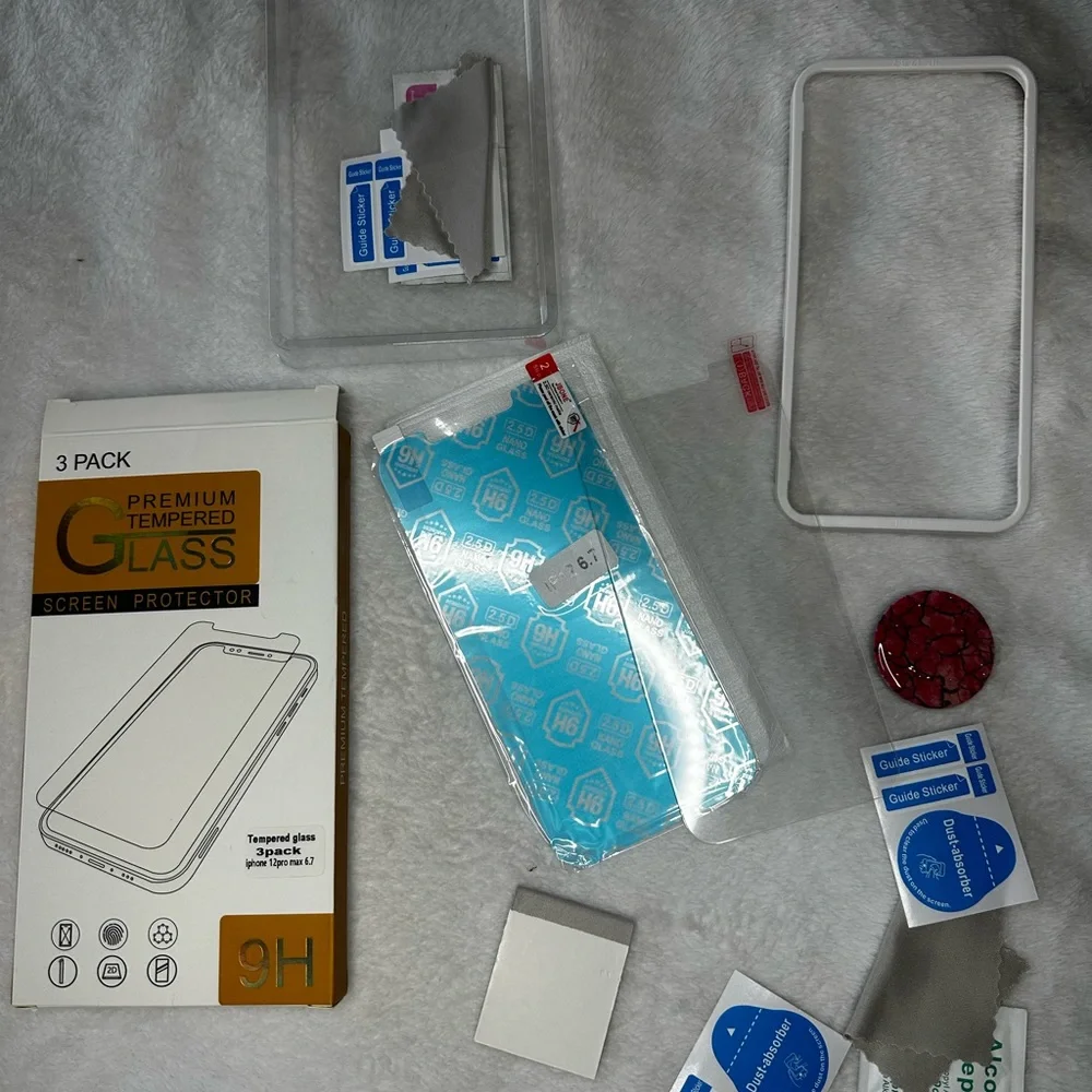 📱✨$5 when bundled- 2 Pack IPhone Screen Protector *2PACK*IPhone 12 PROMAX